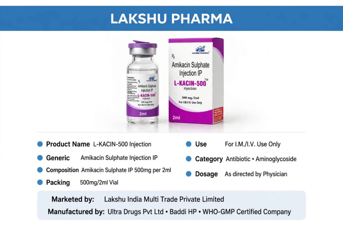 L-KACIN-500 Injection catalogue page