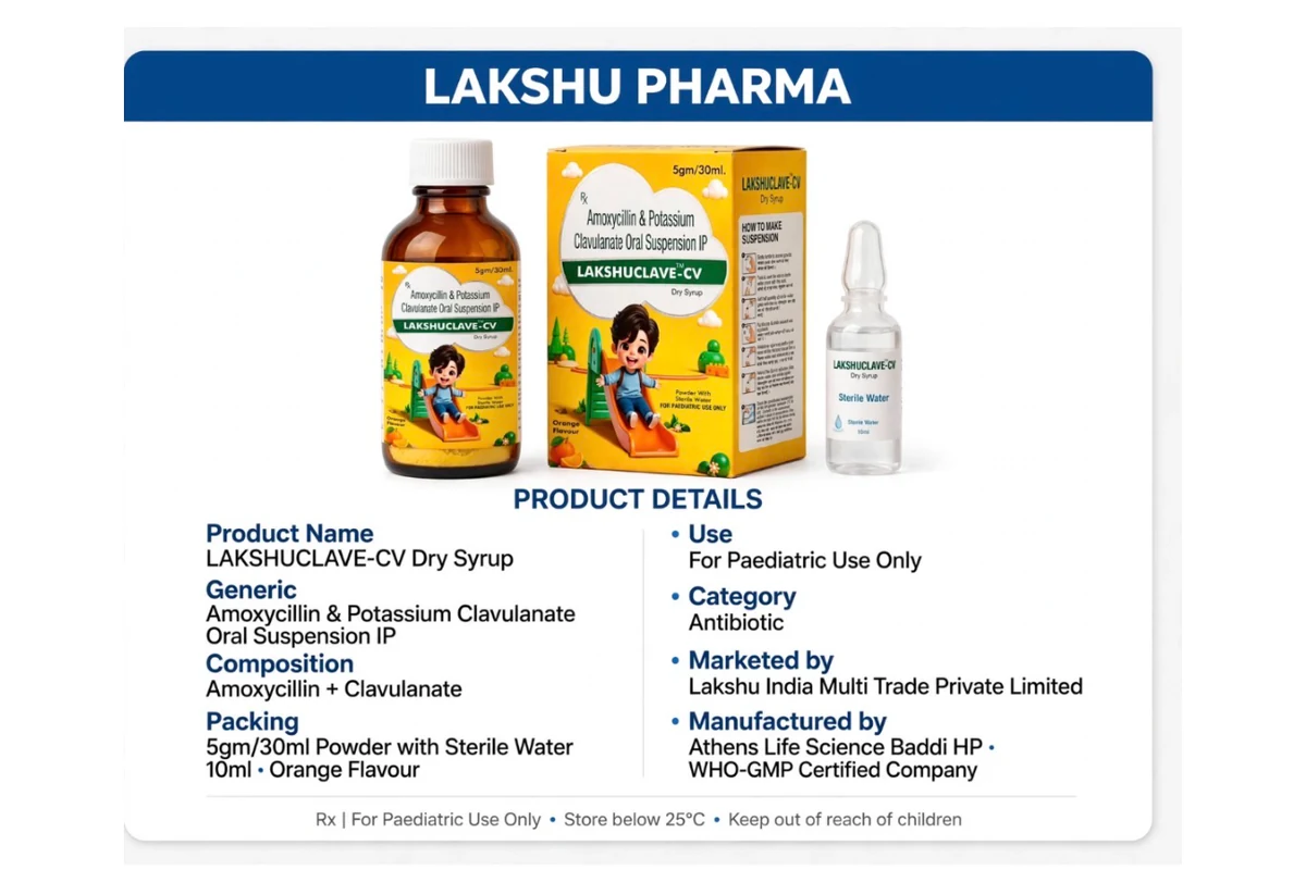 Lakshuclave-CV Dry Syrup catalogue page