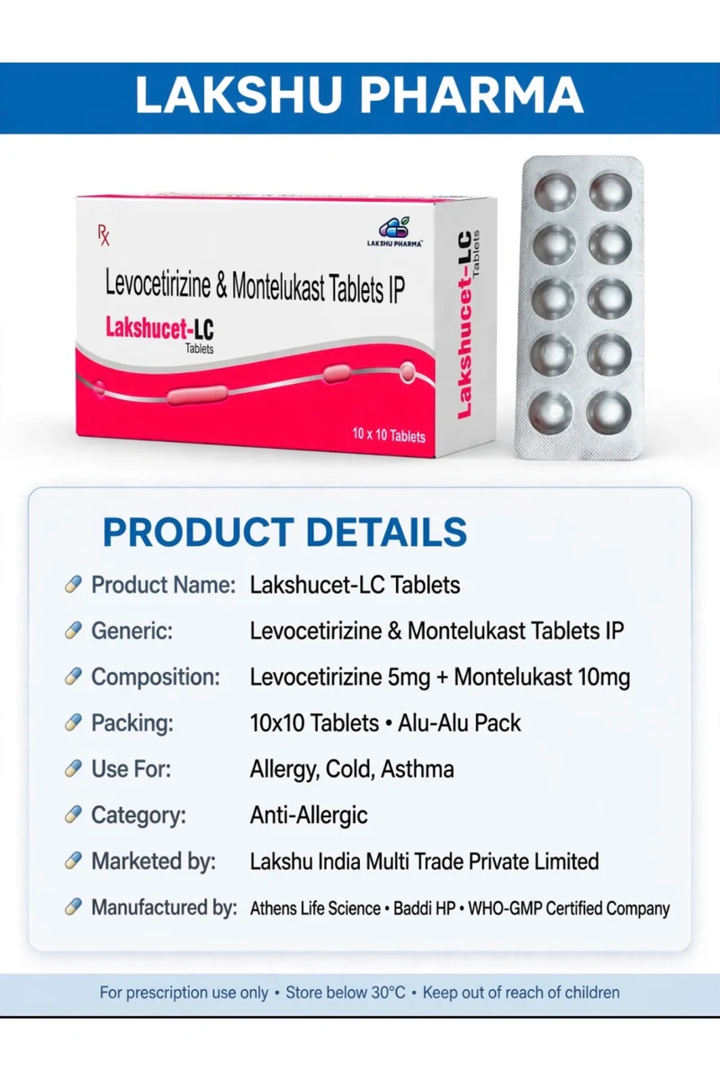 Lakshucet-LC Tablets catalogue page