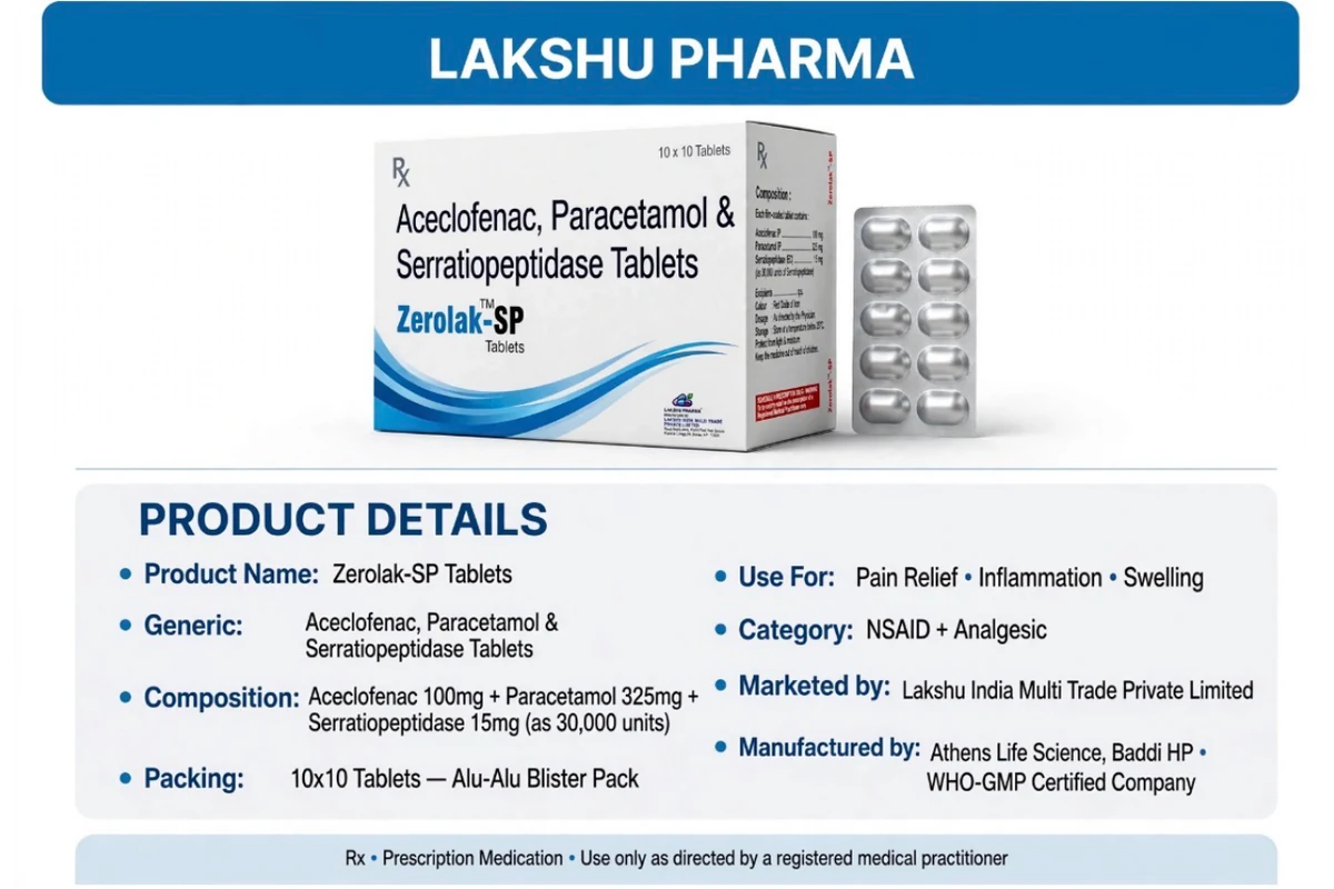 Zerolak-SP Tablets catalogue page
