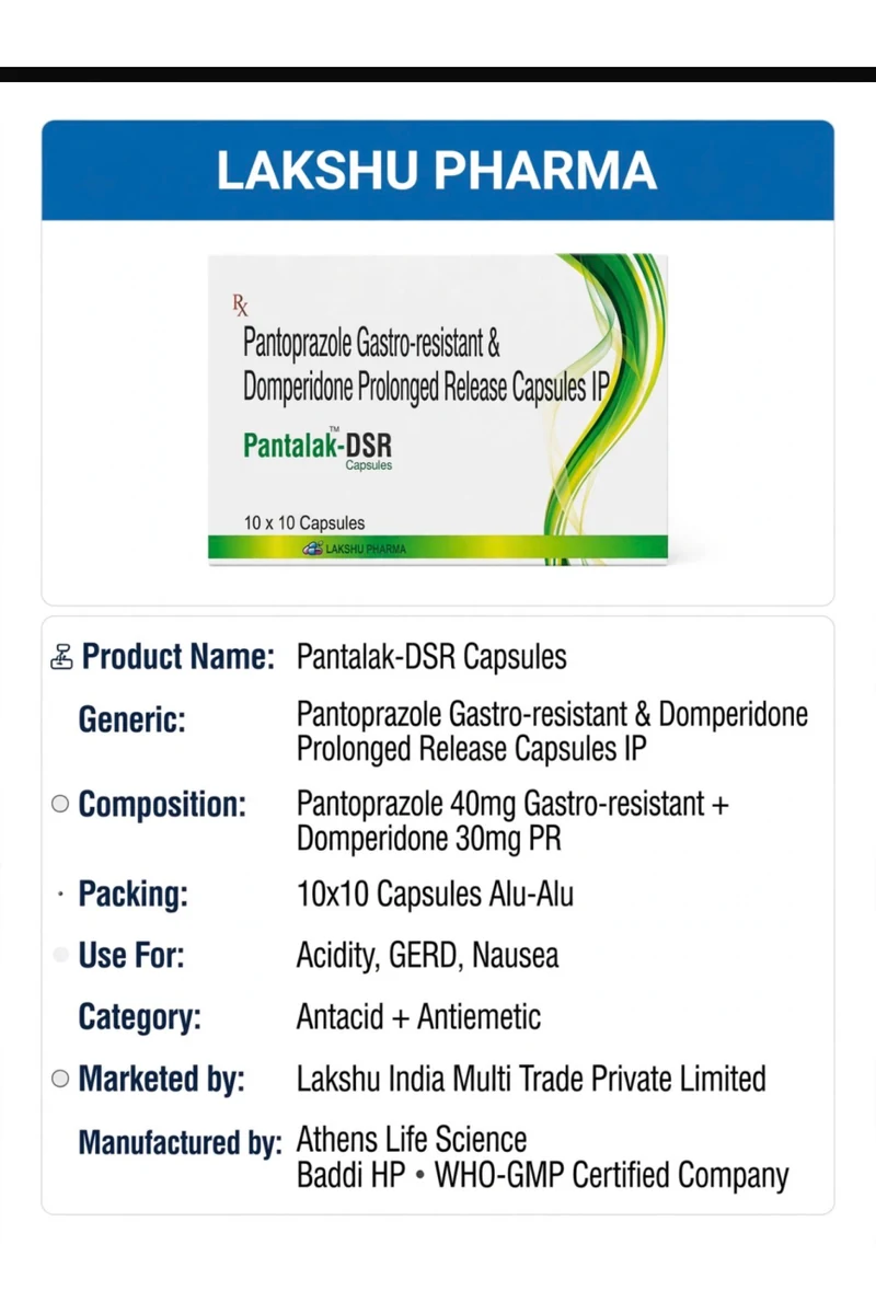 Pantalak-DSR Capsules catalogue page