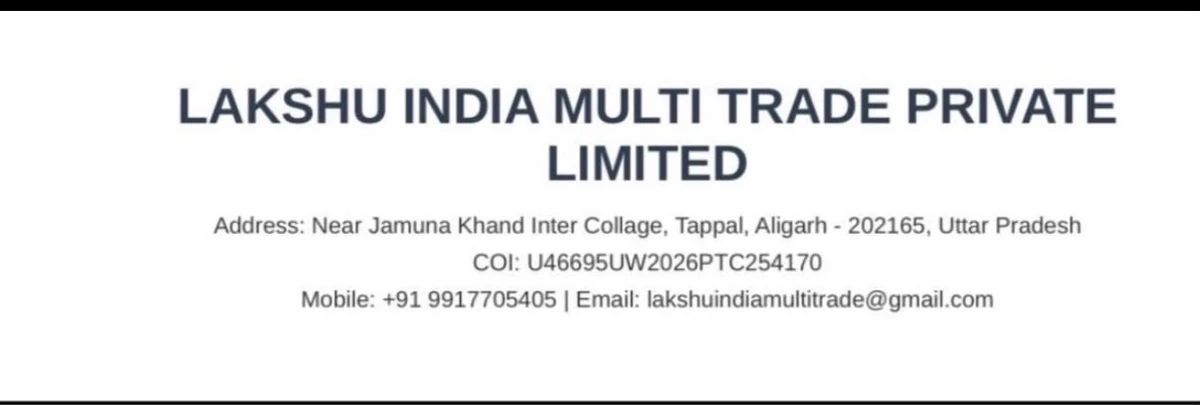 Lakshu India Multi Trade Private Limited company details