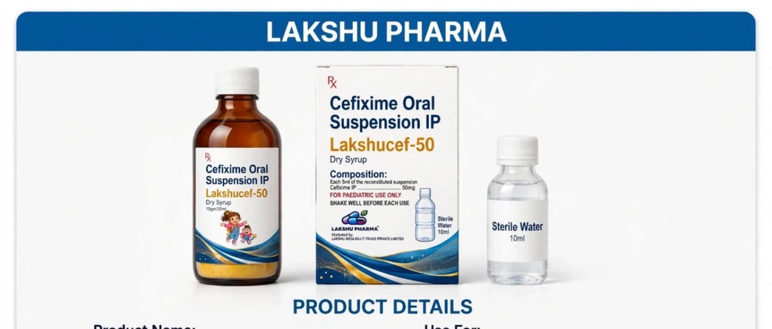 Lakshucef-50 Dry Syrup